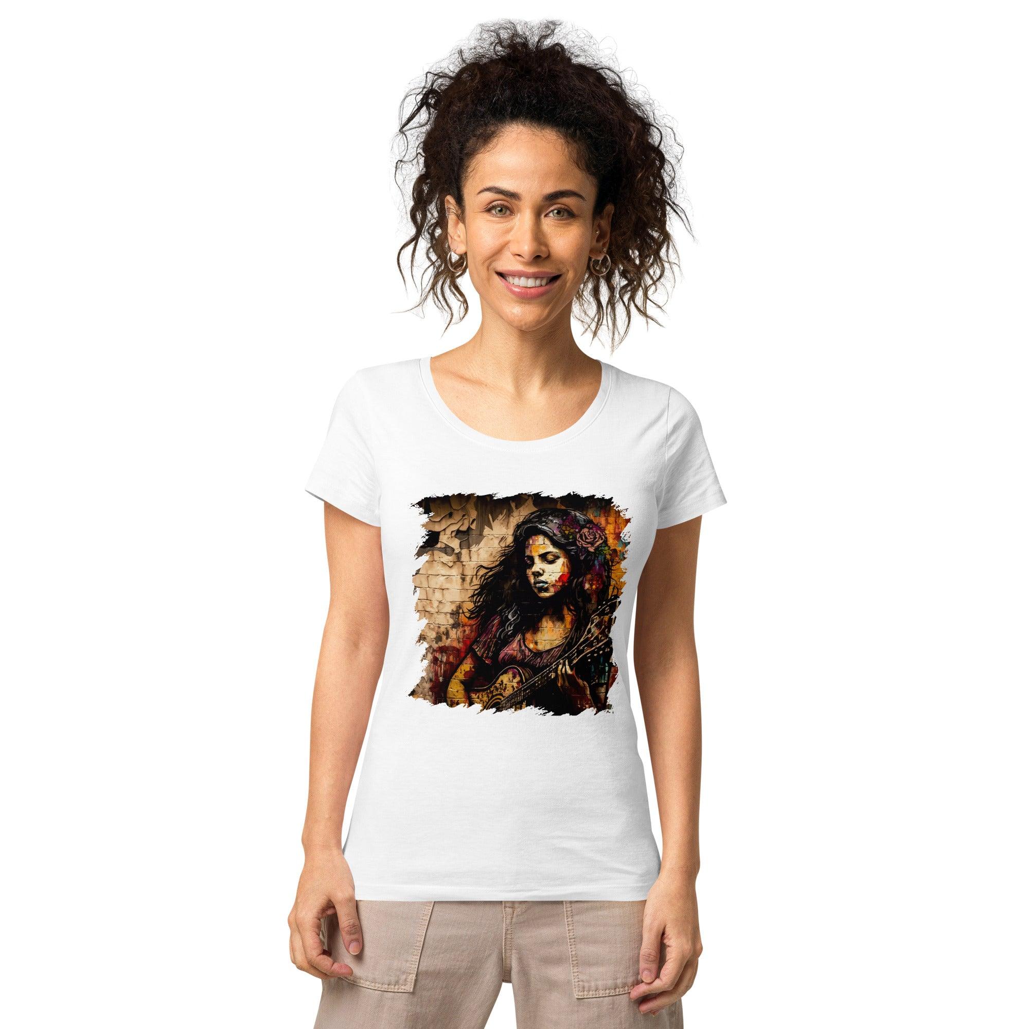 Music Is Her Escape Women’s Basic Organic T-shirt - Beyond T-shirts