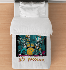 Music Is My Passion Duvet Cover - Beyond T-shirts