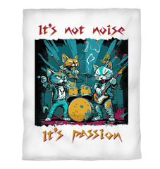 Music Is My Passion Duvet Cover - Beyond T-shirts