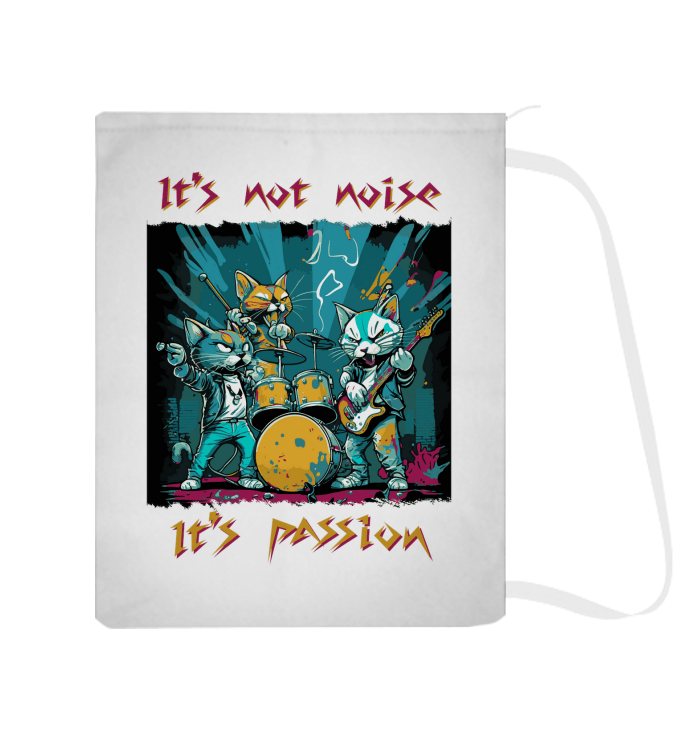 Music Is My Passion Laundry Bag - Beyond T-shirts