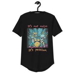 Music Is My Passion Men's Curved Hem T-Shirt - Beyond T-shirts