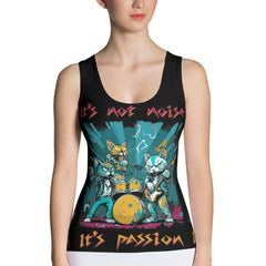 Music Is My Passion Sublimation Cut & Sew Tank Top - Beyond T-shirts