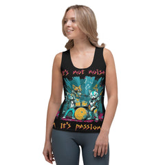 Music Is My Passion Sublimation Cut & Sew Tank Top - Beyond T-shirts