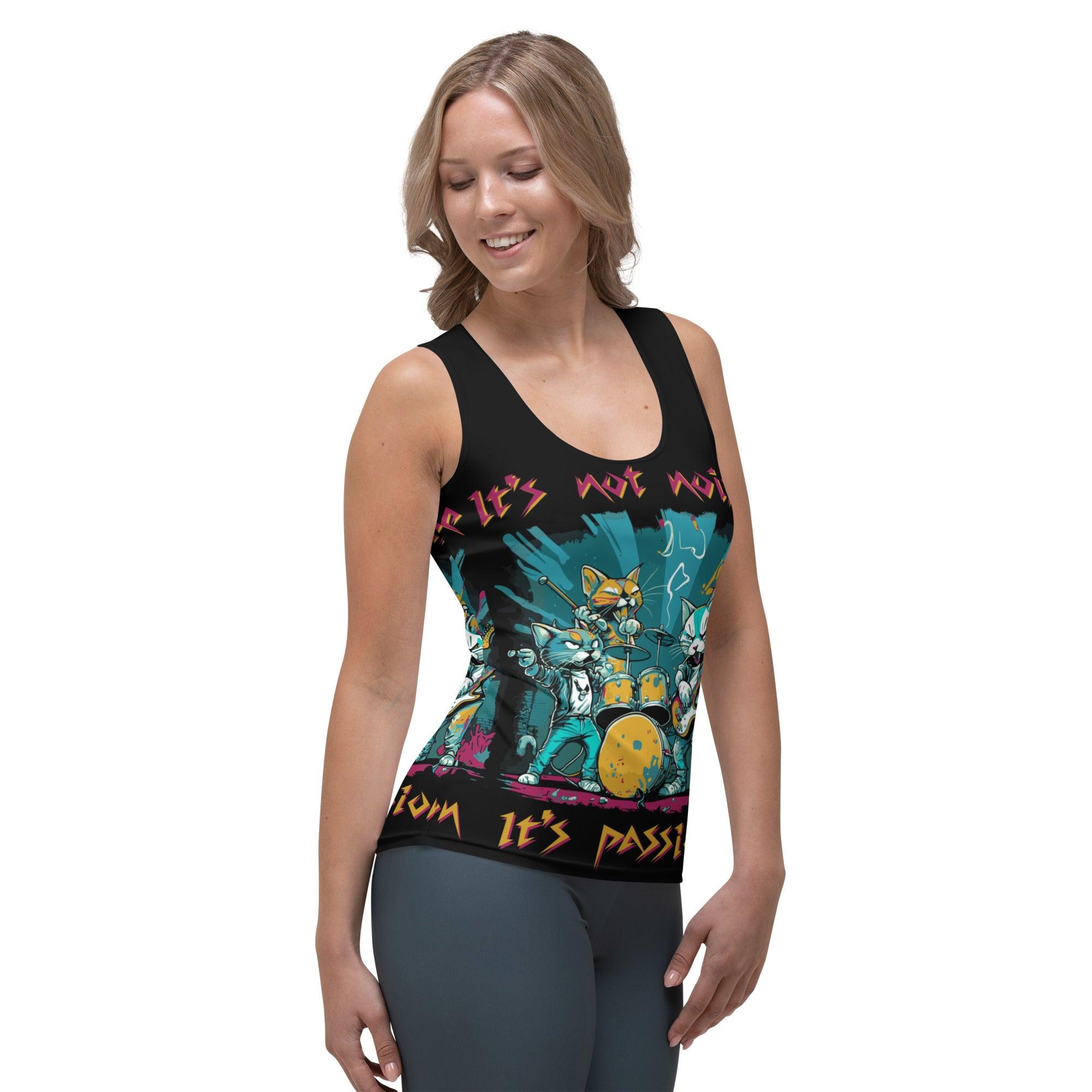 Music Is My Passion Sublimation Cut & Sew Tank Top - Beyond T-shirts