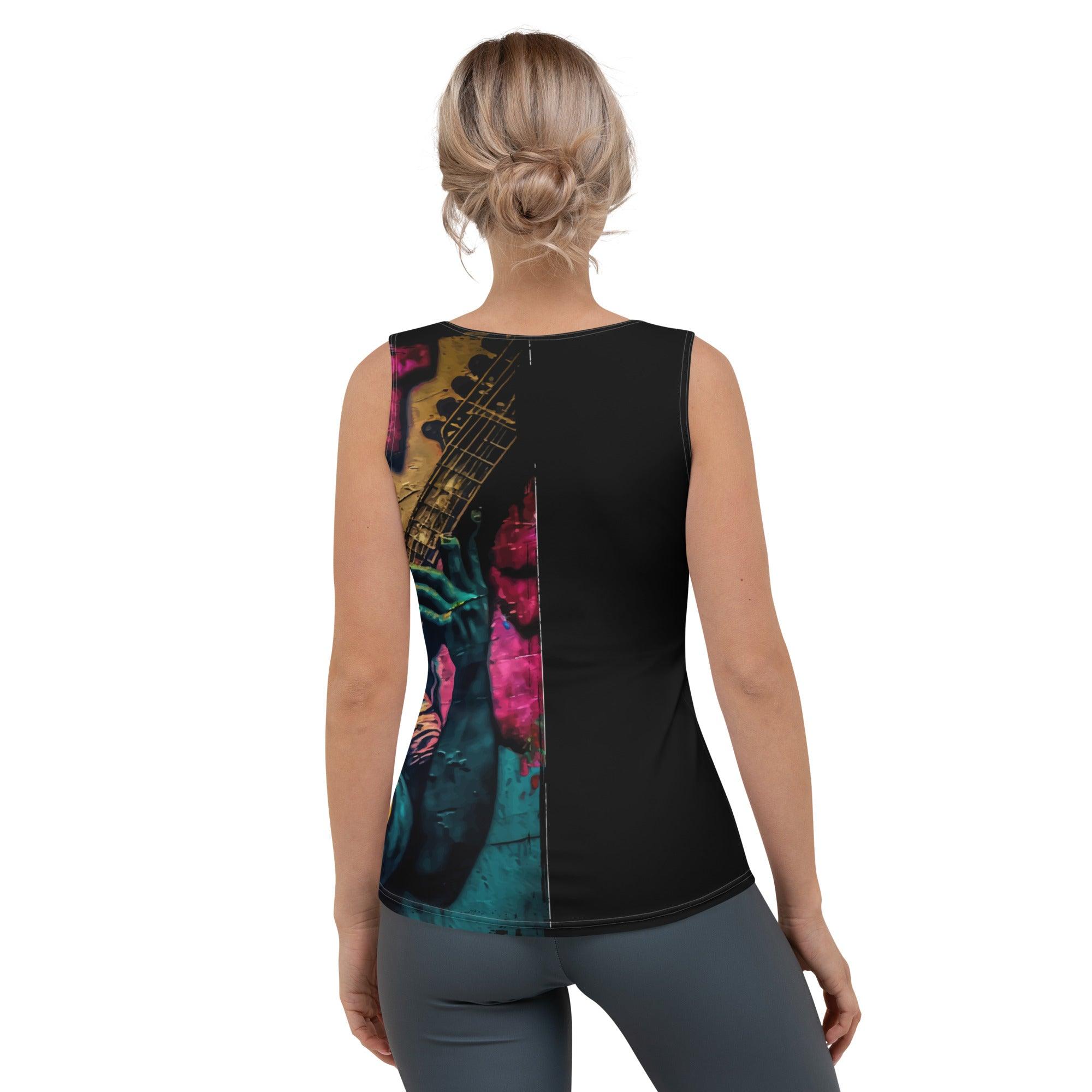Music Is My Weapon Sublimation Cut & Sew Tank Top - Beyond T-shirts