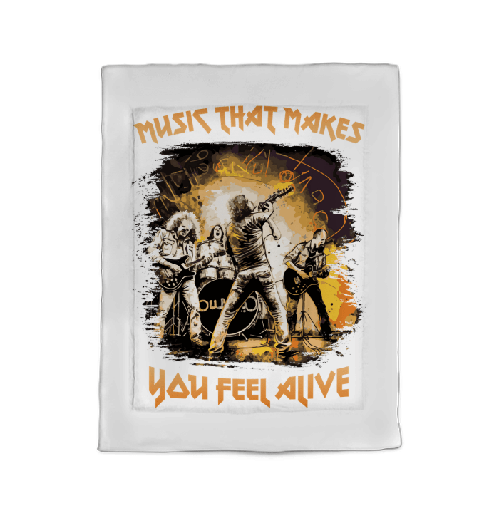 Music Makes You Alive Comforter - Twin - Beyond T-shirts