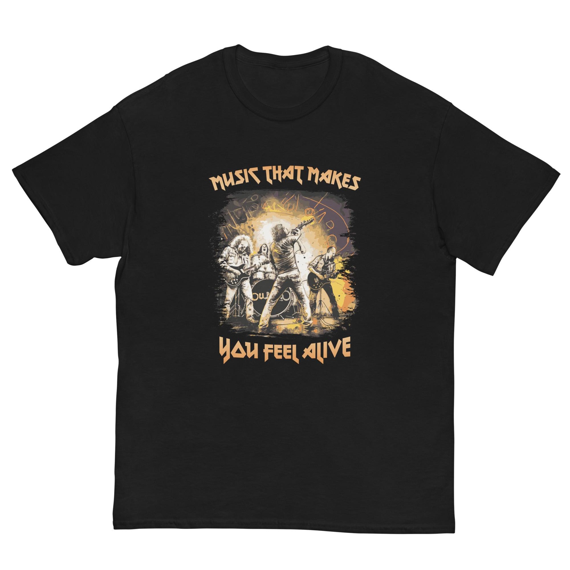Music Makes You Alive Men's Classic Tee - Beyond T-shirts