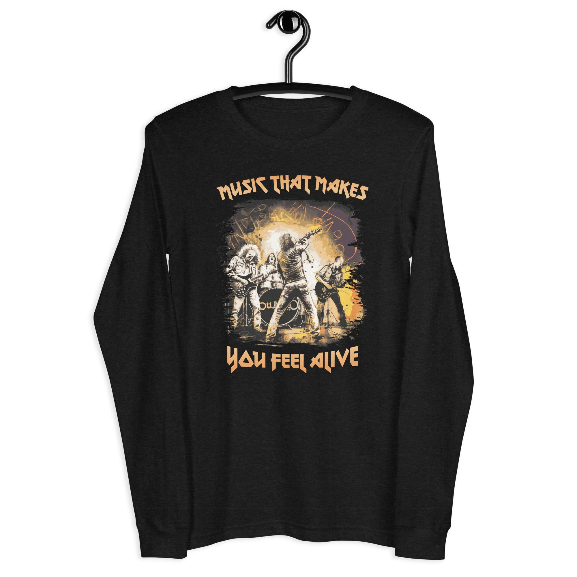 Music Makes You Alive Unisex Long Sleeve Tee - Beyond T-shirts