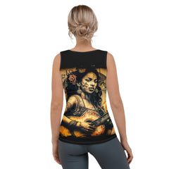 Music Speaks Guitar Roars Sublimation Cut & Sew Tank Top - Beyond T-shirts