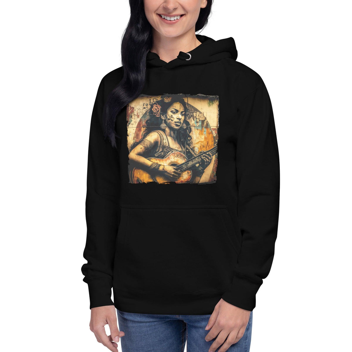 Music Speaks Guitar Roars Unisex Hoodie - Beyond T-shirts