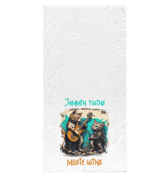 Music Wins Bath Towel - Beyond T-shirts