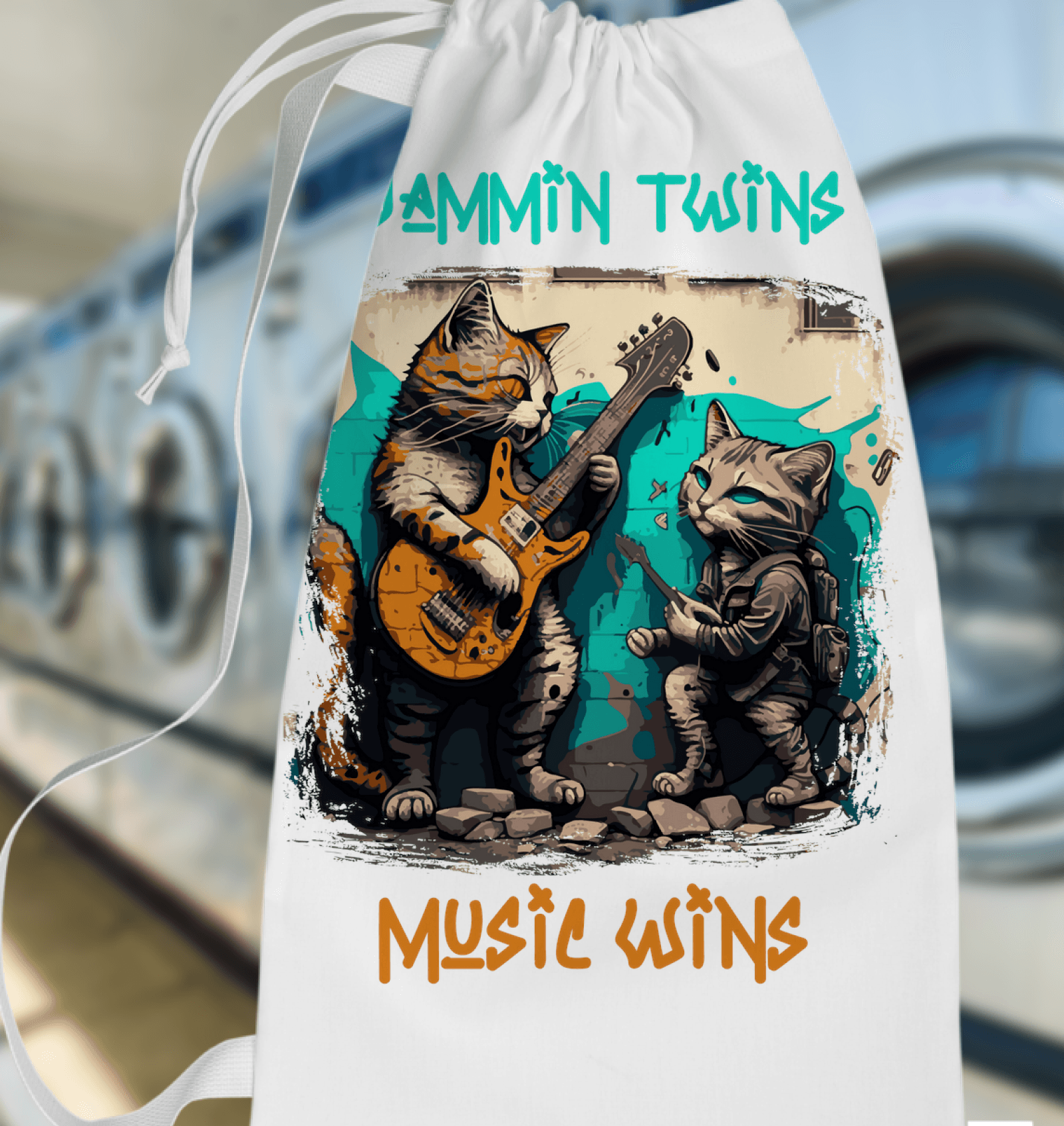 Music Wins Laundry Bag - Beyond T-shirts