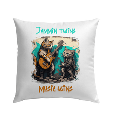 Music Wins Outdoor Pillow - Beyond T-shirts