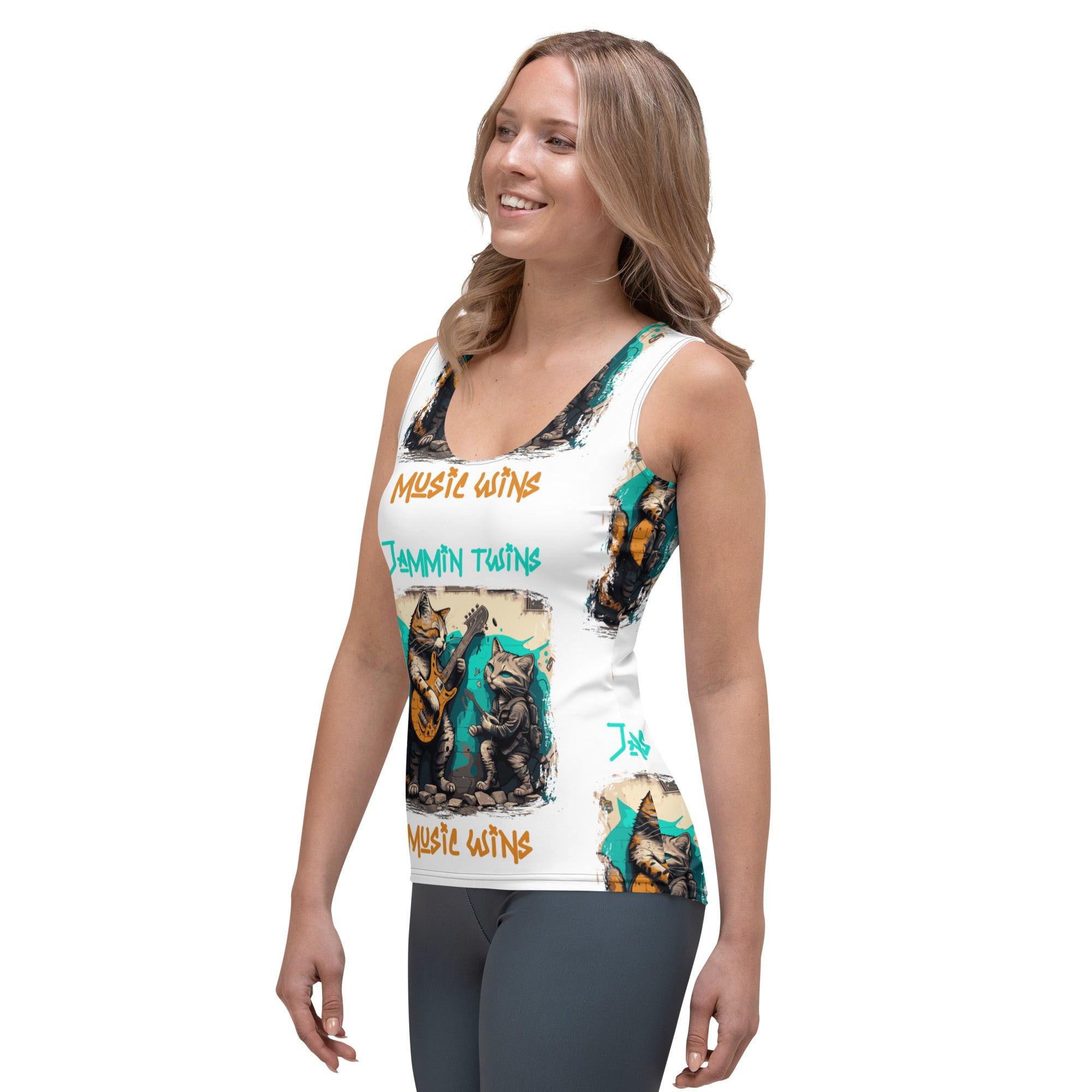 Music Wins Sublimation Cut & Sew Tank Top - Beyond T-shirts