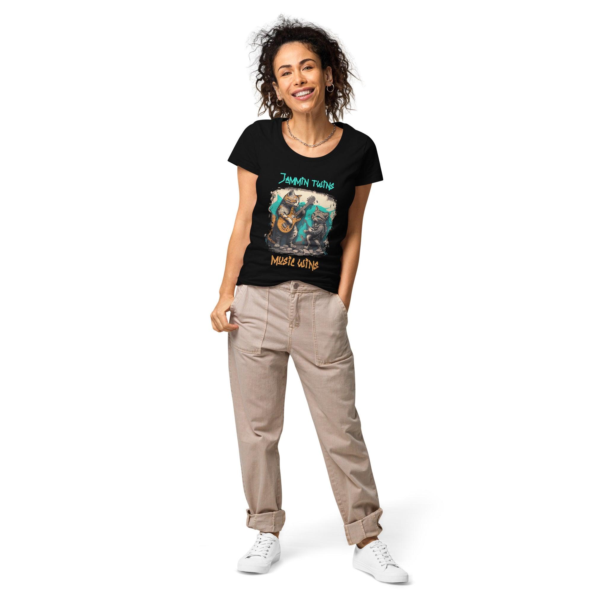 Music Wins Women’s basic organic t-shirt - Beyond T-shirts