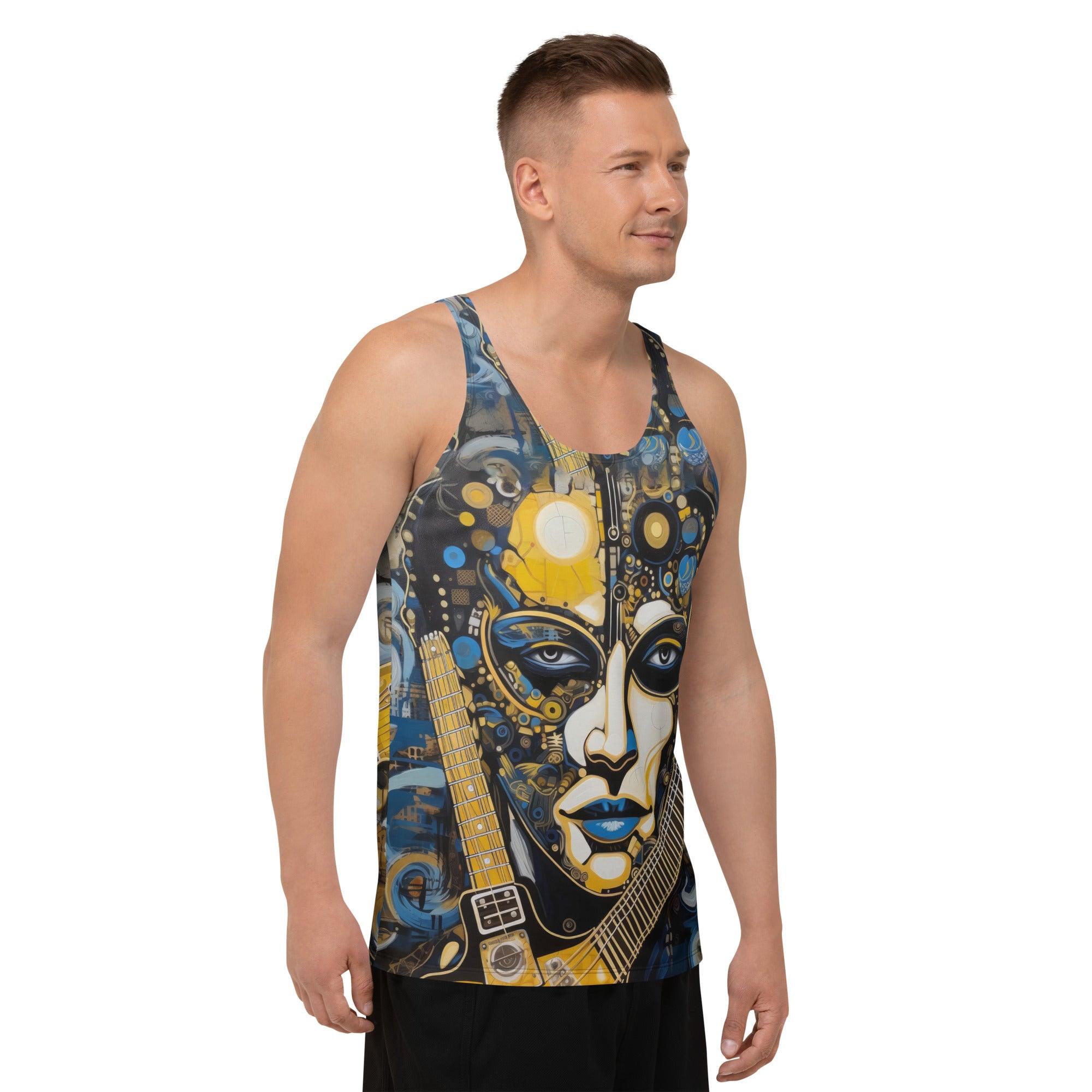 Musicians Create Beauty Unisex Tank Top 1-3 Fabric Detail