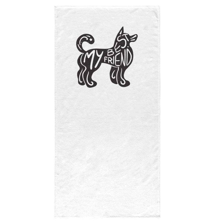 My Best Friend Bath Towel - Beyond T-shirts