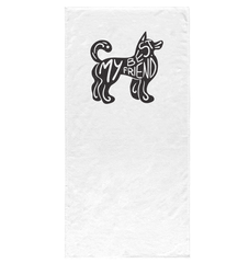 My Best Friend Bath Towel - Beyond T-shirts