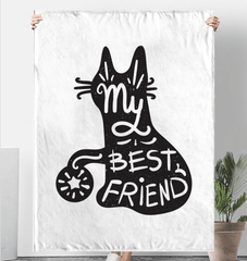 My Bestfriend Sherpa Blanket - Beyond T-shirts