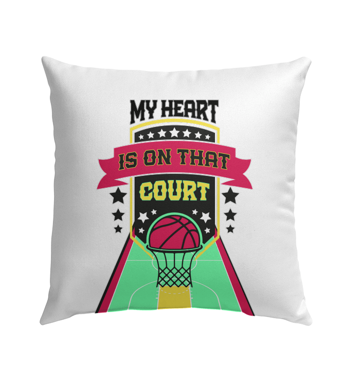 My Heart Outdoor Pillow - Beyond T-shirts