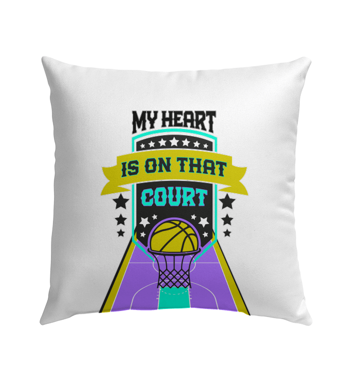 My Heart Outdoor Pillow - Beyond T-shirts