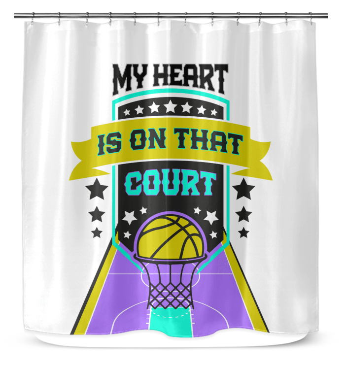 My Heart Shower Curtain - Beyond T-shirts