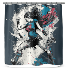 No Excuses Just Results Shower Curtain - Beyond T-shirts