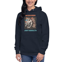 No Excuses Just Results Unisex Hoodie - Beyond T-shirts