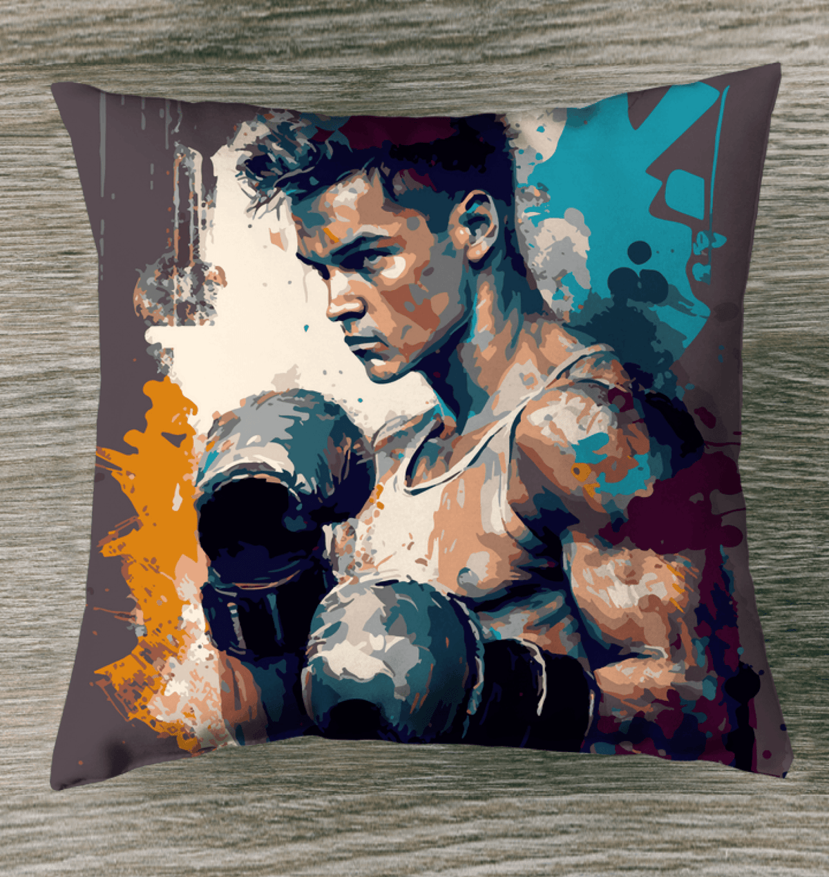 No Pain, No Gain Outdoor Pillow | Inspirational Patio Decor