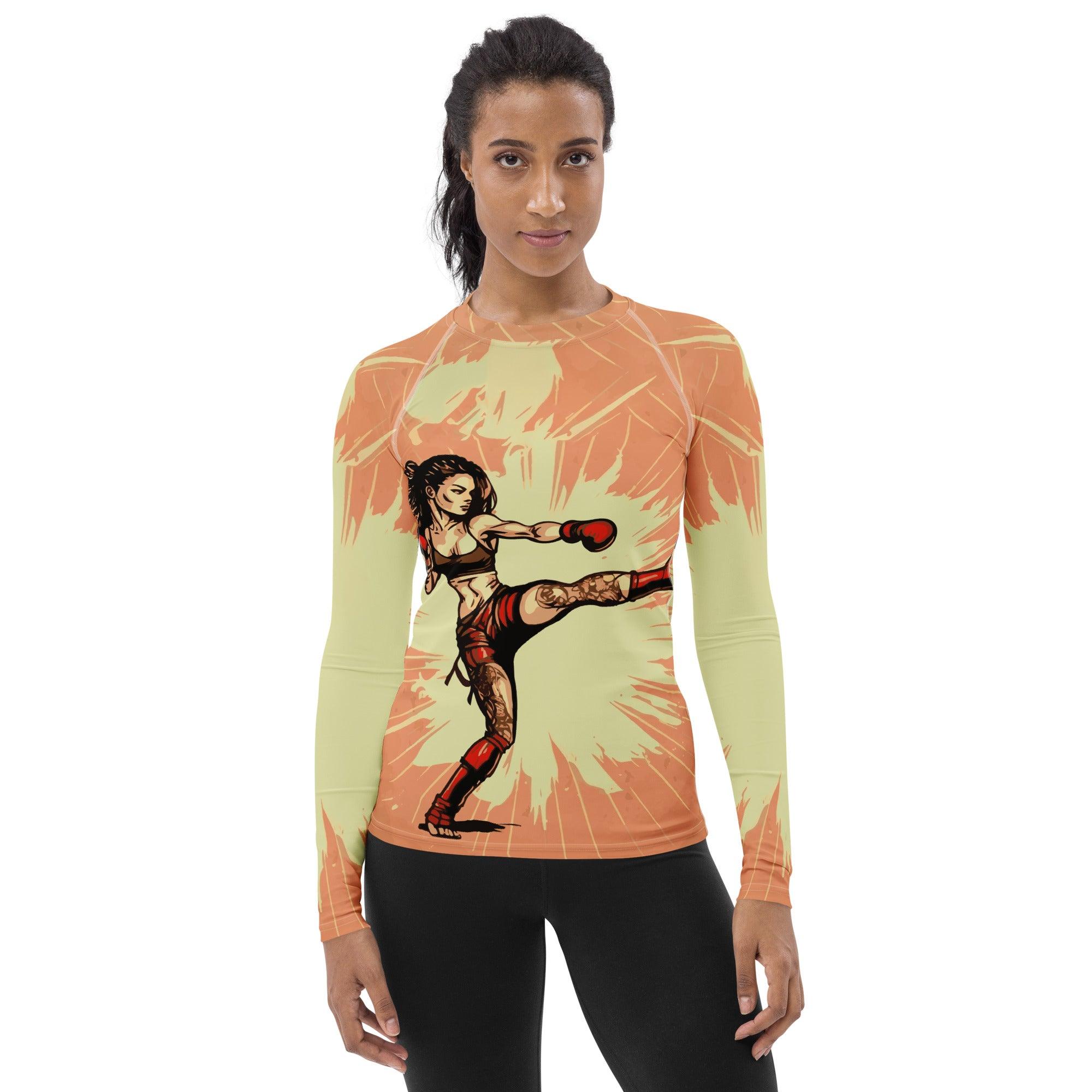 No Pain No Gain Women's Rash Guard - Beyond T-shirts