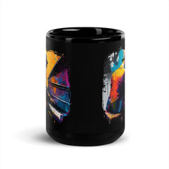 Noodling On The Keyboard Black Glossy Mug - Beyond T-shirts