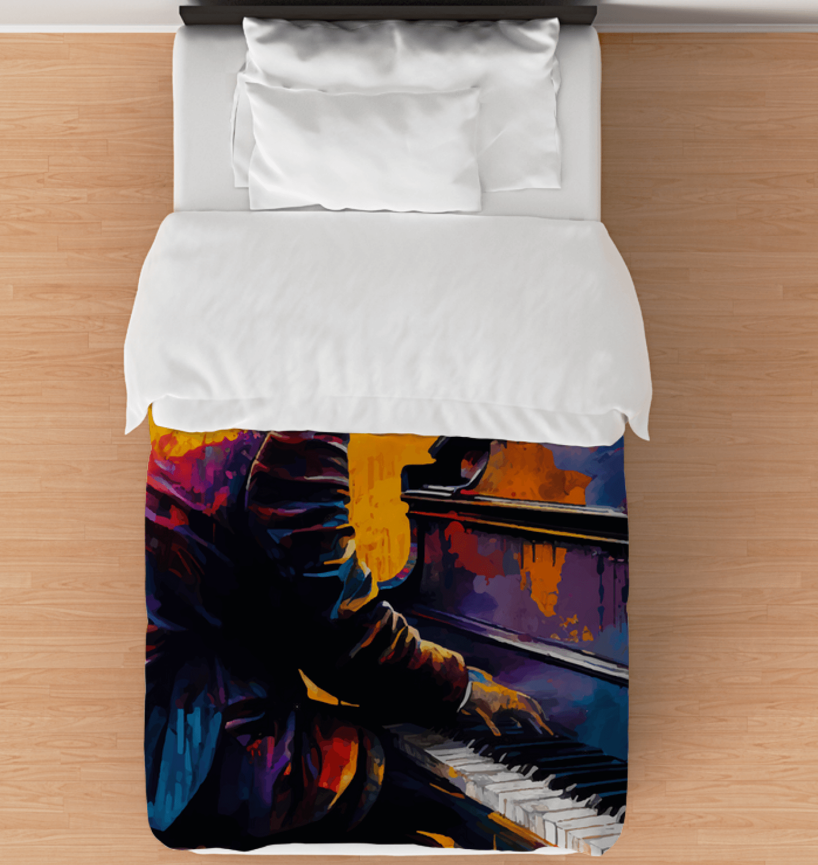 Noodling On The Keyboard Duvet Cover - Beyond T-shirts