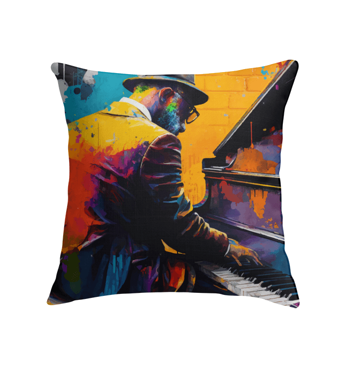 Noodling On The Keyboard Indoor Pillow - Beyond T-shirts