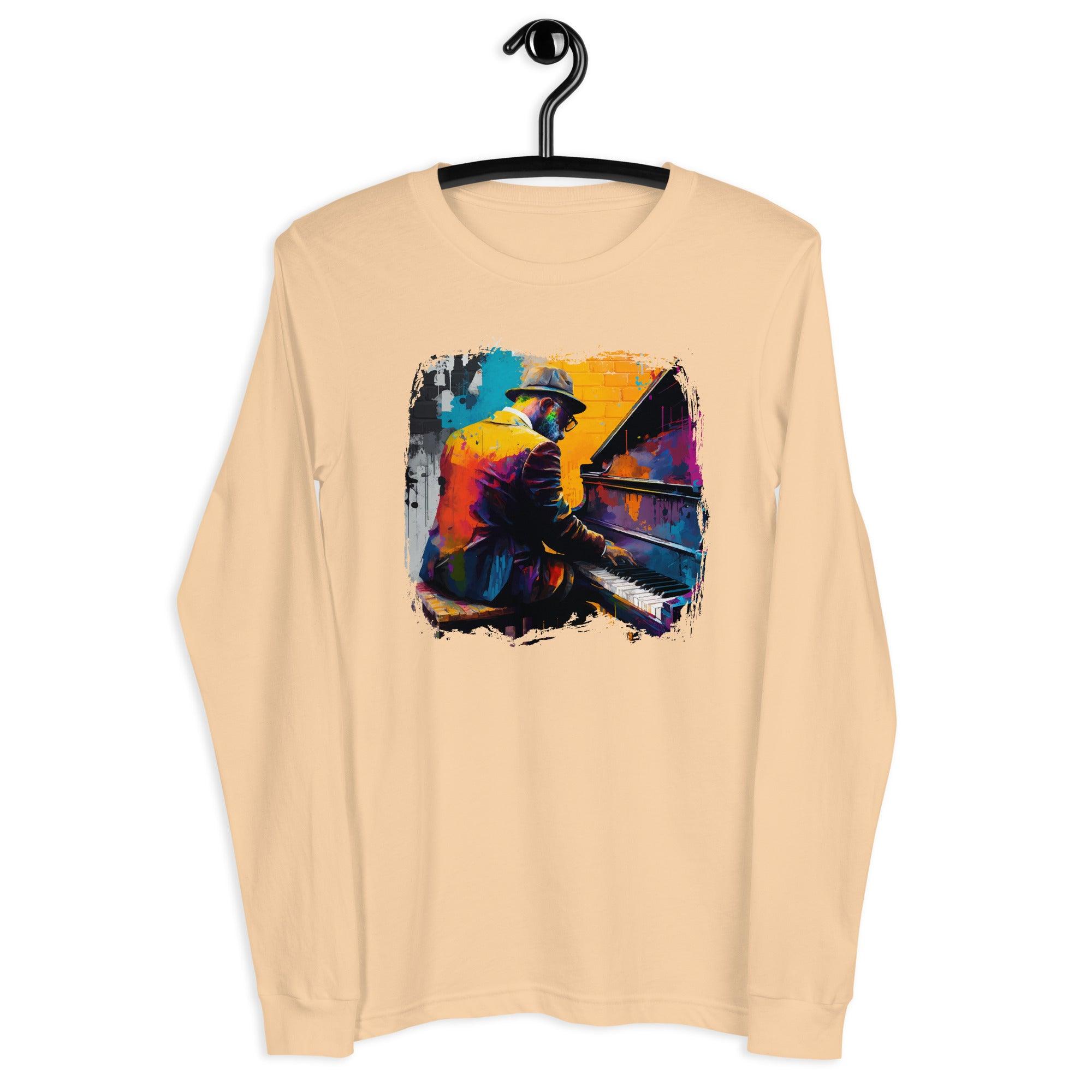 Noodling On The Keyboard Unisex Long Sleeve Tee - Beyond T-shirts