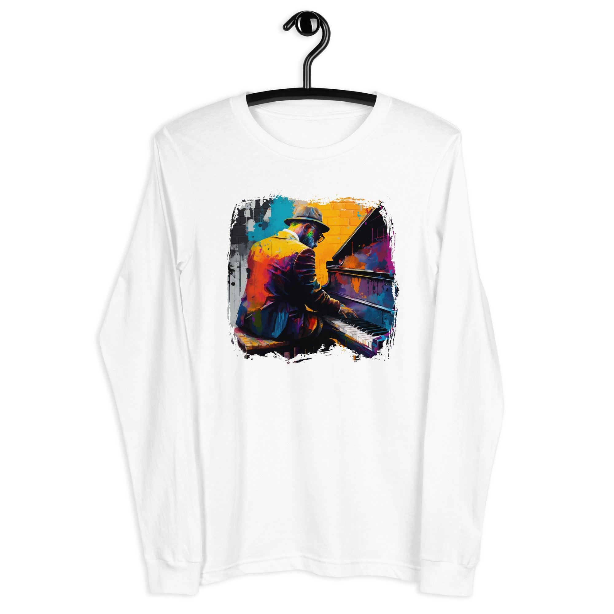 Noodling On The Keyboard Unisex Long Sleeve Tee - Beyond T-shirts