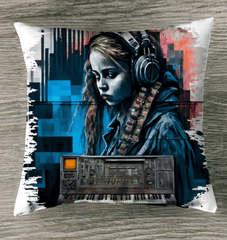 Notes Flow From Her Indoor Pillow - Beyond T-shirts