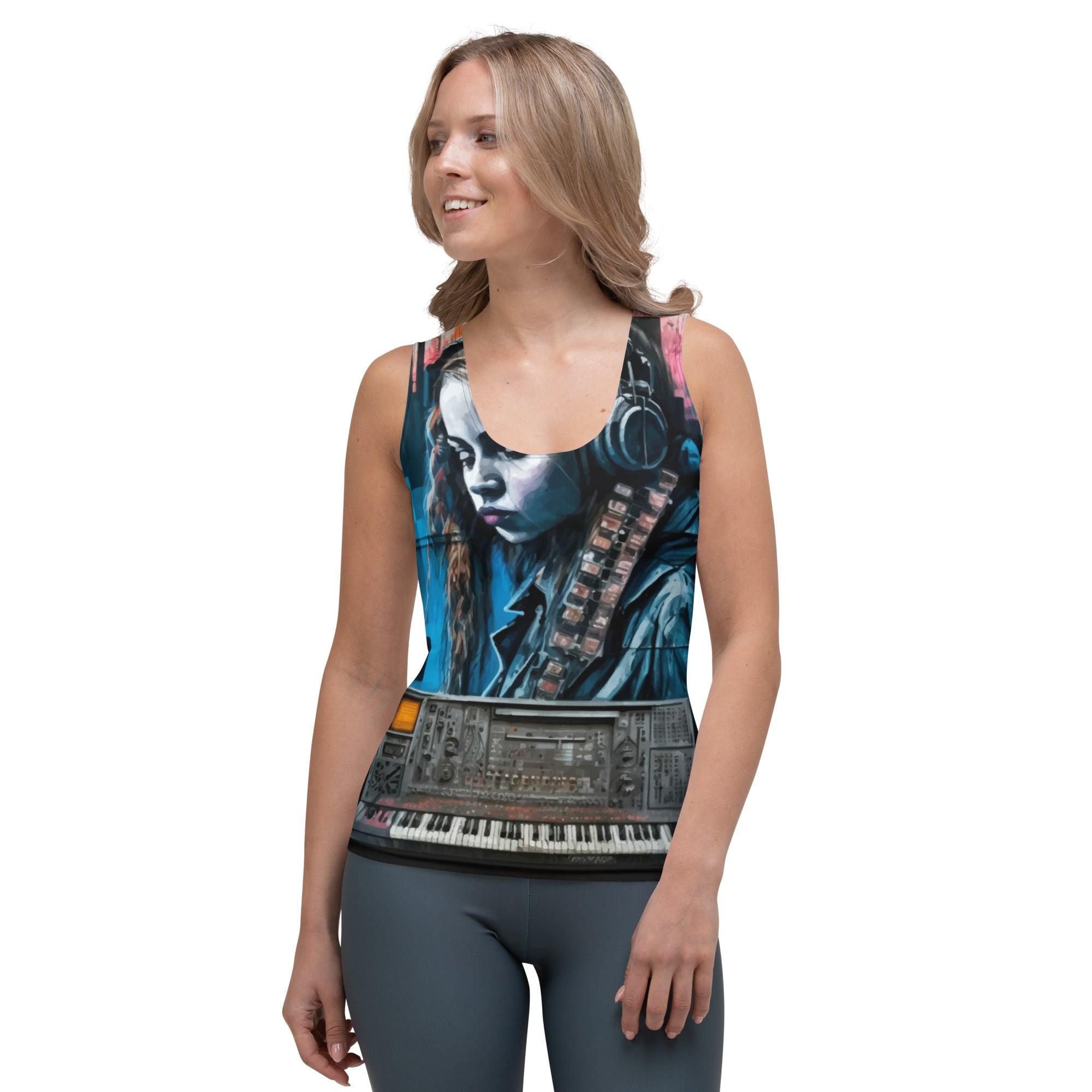 Notes Flow From Her Sublimation Cut & Sew Tank Top - Beyond T-shirts