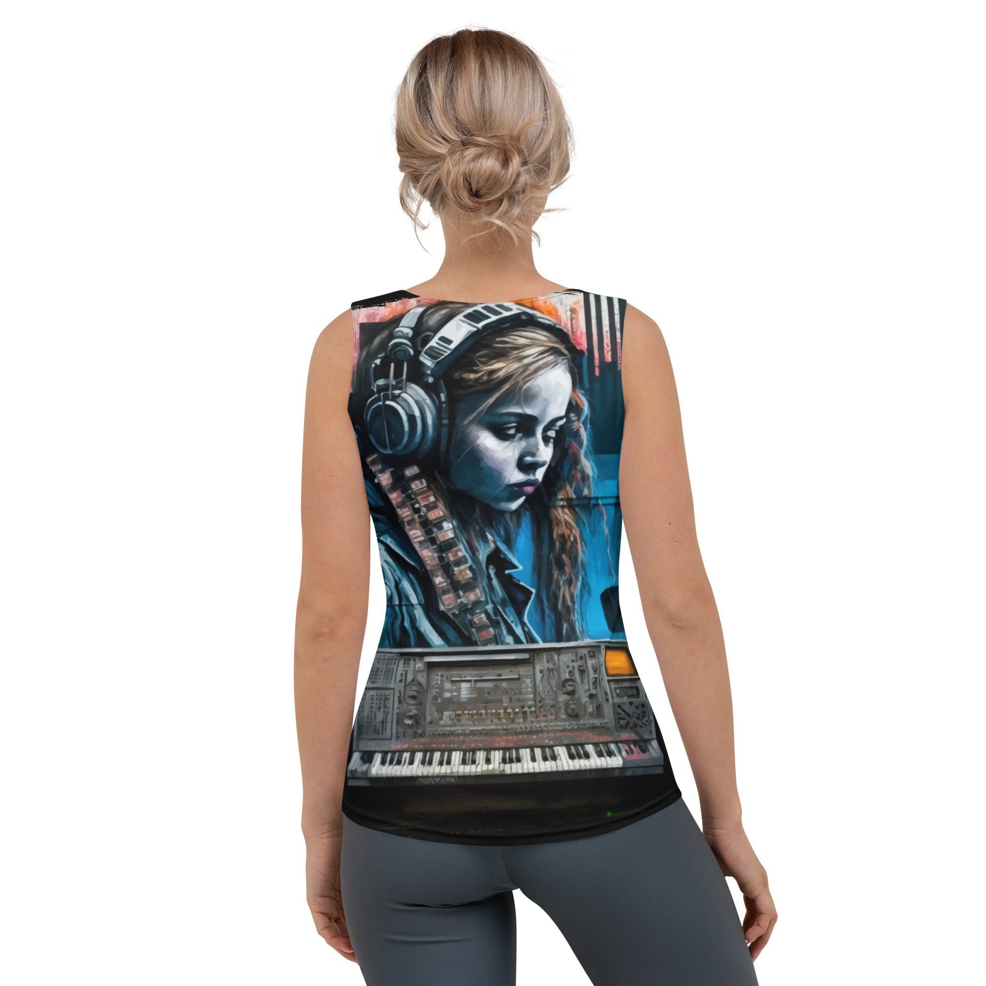Notes Flow From Her Sublimation Cut & Sew Tank Top - Beyond T-shirts
