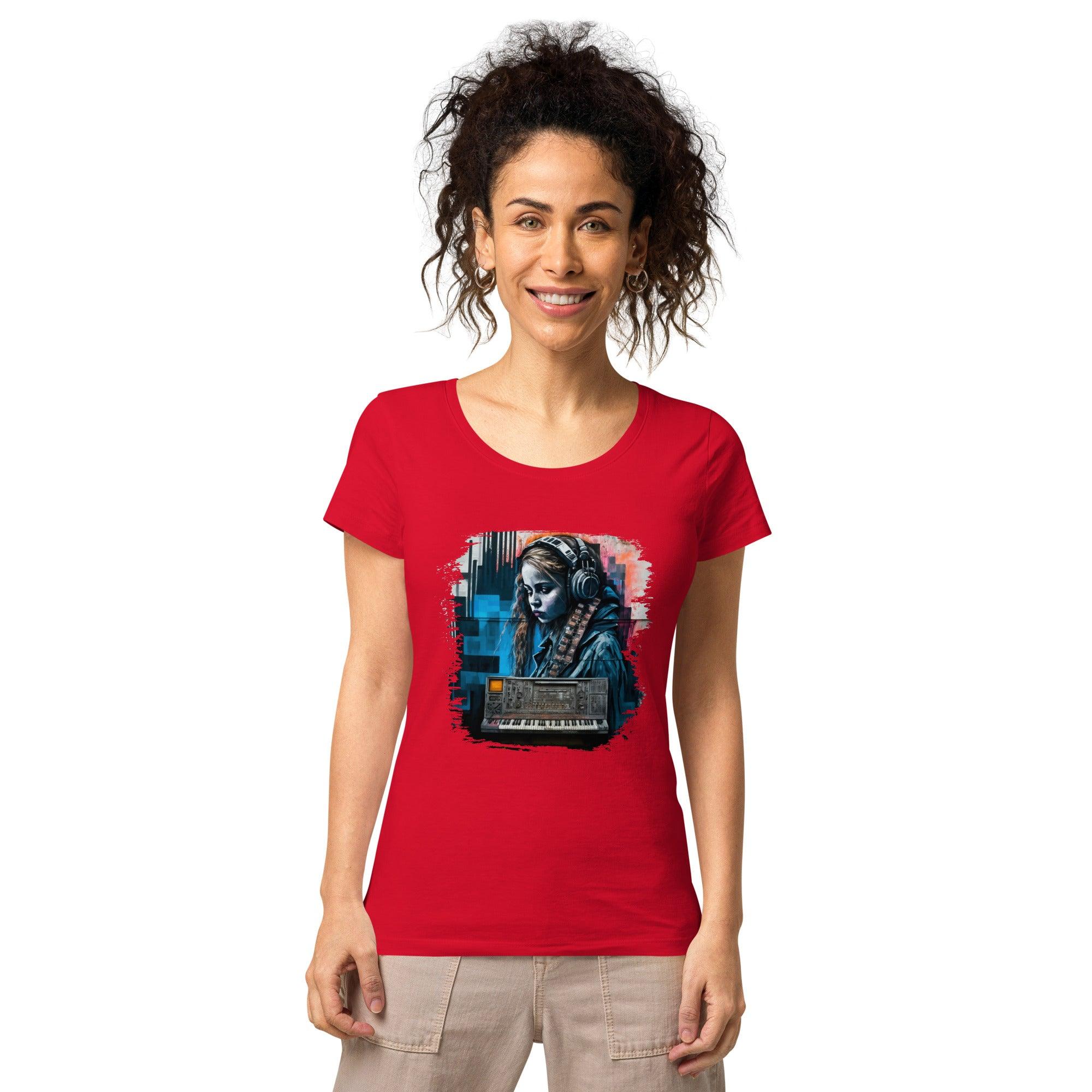 Notes Flow From Her Women’s Basic Organic T-shirt - Beyond T-shirts