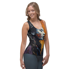 Notes Flow Like Honey Sublimation Cut & Sew Tank Top - Beyond T-shirts