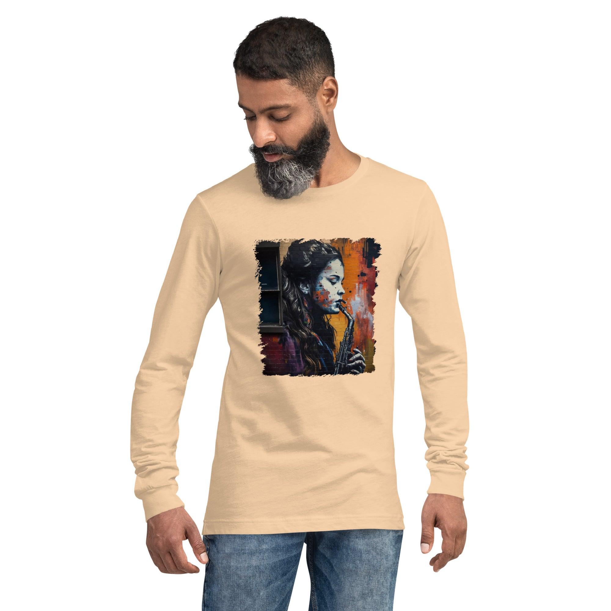 Notes Flow Like Honey Unisex Long Sleeve Tee - Beyond T-shirts