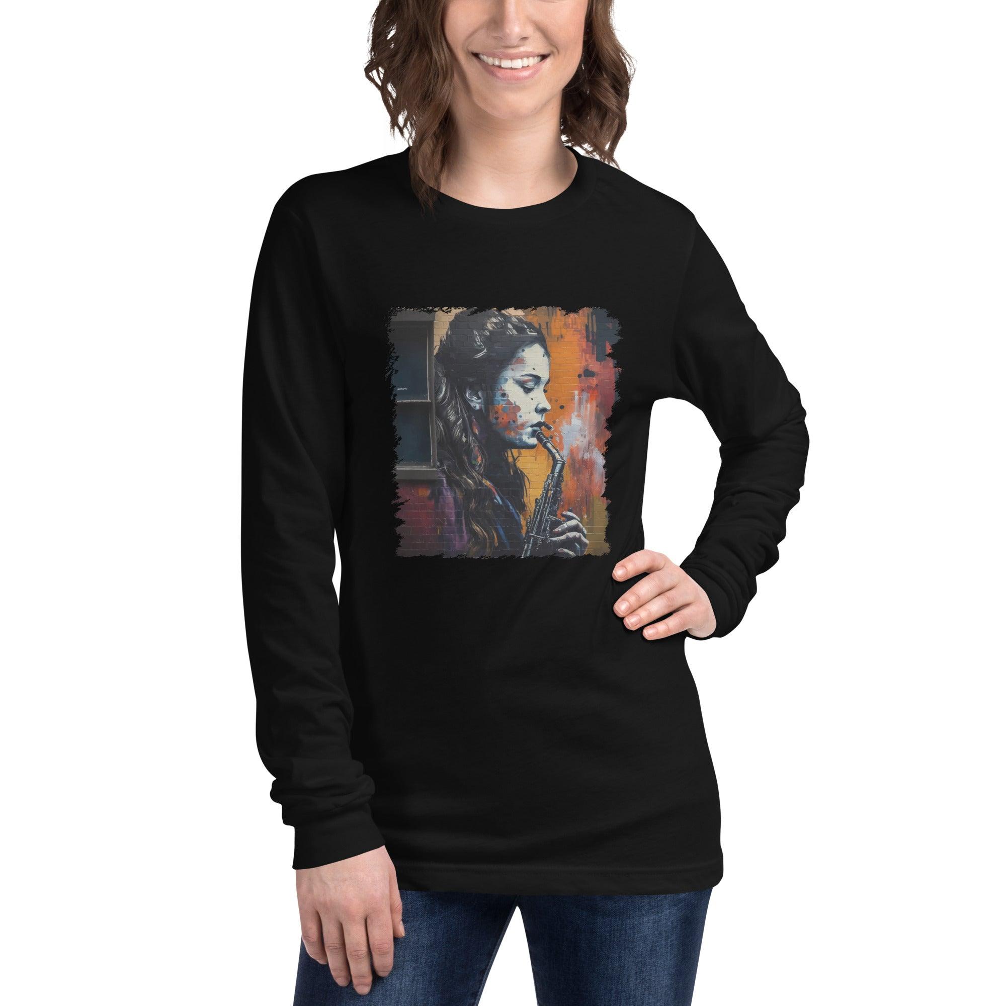 Notes Flow Like Honey Unisex Long Sleeve Tee - Beyond T-shirts