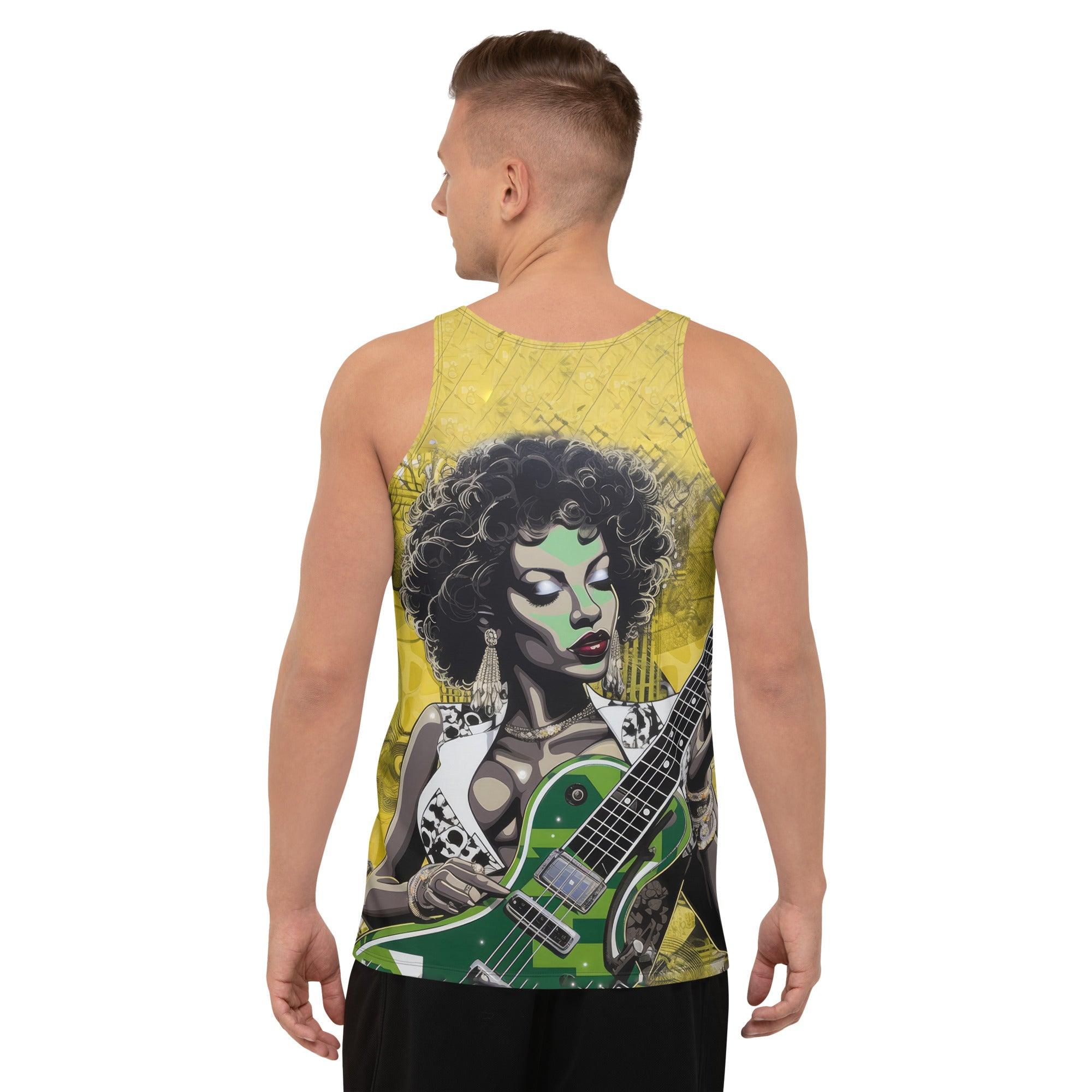 Unisex Tank Top with Live Music Theme