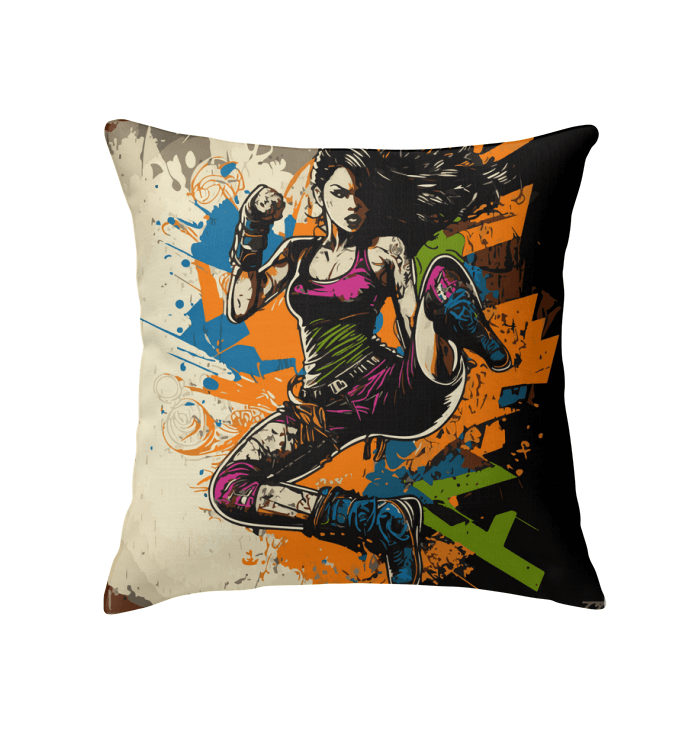 One Punch At A Time Indoor Pillow - Beyond T-shirts