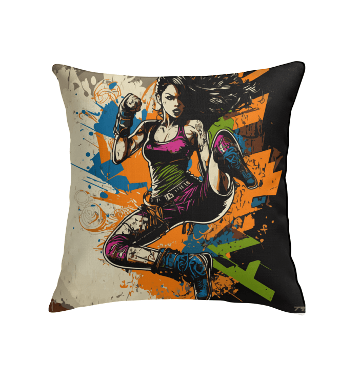 One Punch At A Time Indoor Pillow - Beyond T-shirts