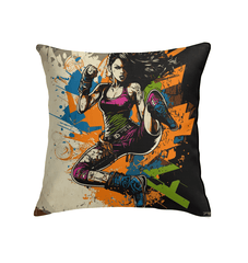 One Punch At A Time Indoor Pillow - Beyond T-shirts