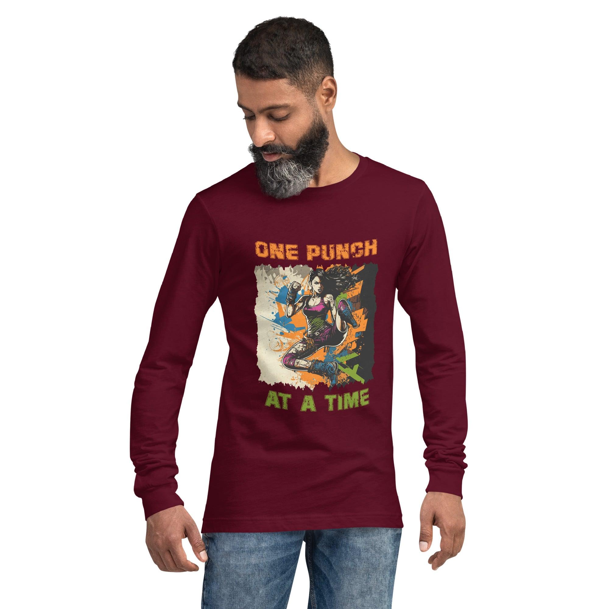 One Punch At A Time Unisex Long Sleeve Tee - Beyond T-shirts