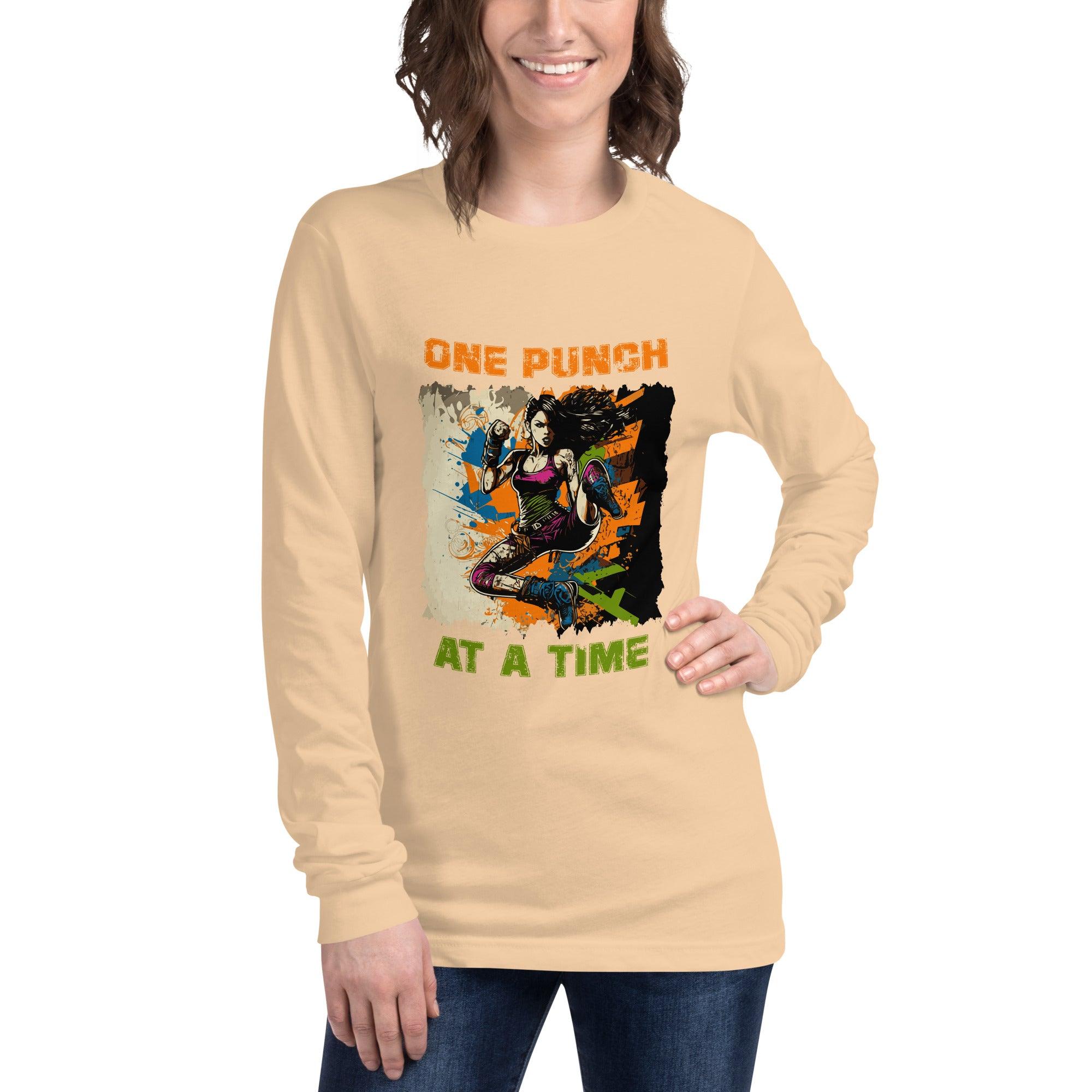 One Punch At A Time Unisex Long Sleeve Tee - Beyond T-shirts