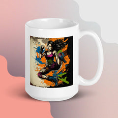 One Punch At A Time White Glossy Mug - Beyond T-shirts