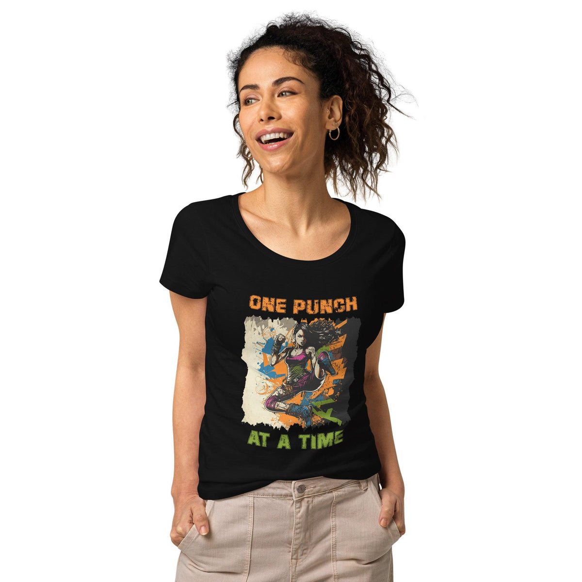 One Punch At A Time Women’s Basic Organic T-Shirt - Beyond T-shirts